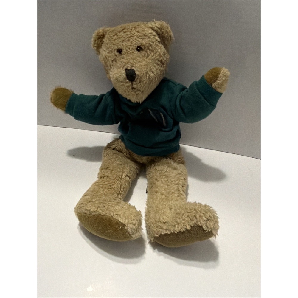 Vintage Boyds Bear TBC Ltd Tan Plush Teddy Bear Green LTD Sweatshirt 1985-94
